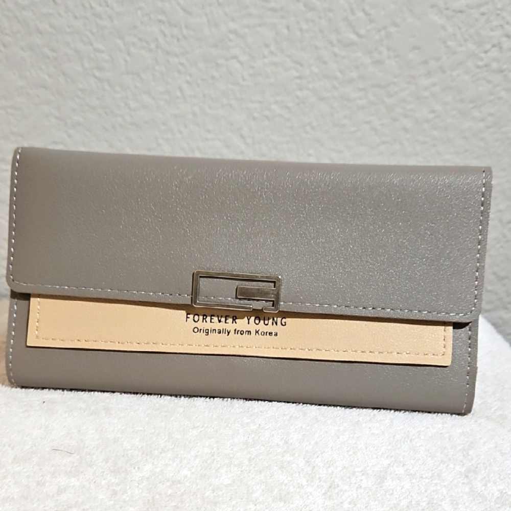 Forever Young Gray/Cream Wallet